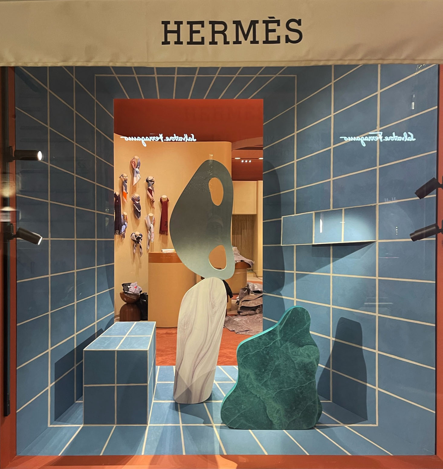 Hermes temporary store Roma 2020